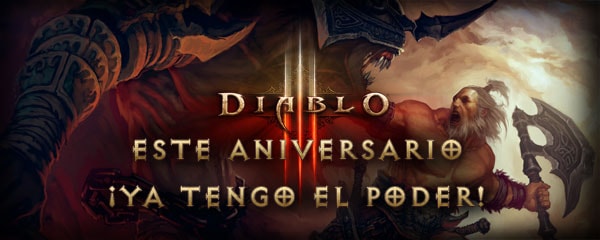 Bonificaciones de XP y MG por el aniversario de Diablo III