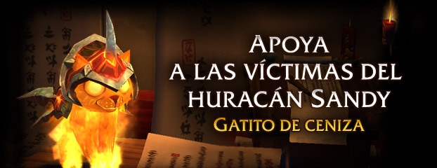 Apoya a las víctimas del huracán Sandy – ¡Adopta al Gatito de ceniza hoy!