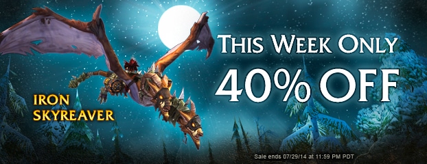 Ride the Iron Skyreaver—40% Off This Week Only