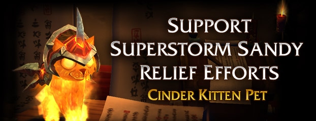 Support Superstorm Sandy Relief Efforts – Adopt a Cinder Kitten Today!
