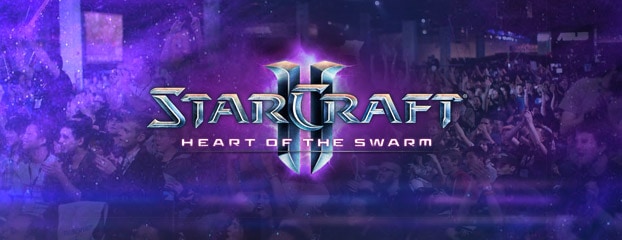 Página del evento de lanzamiento de Heart of the Swarm
