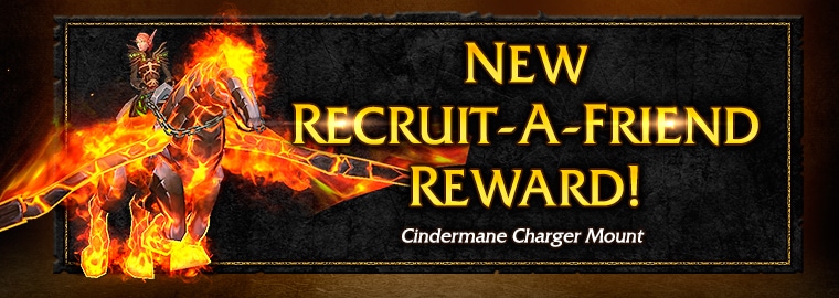 New Cindermane Charger Rides into Recruit-A-Friend