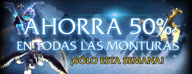 50% de descuento en monturas de World of Warcraft