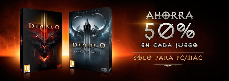 Ahorra un 50% en Diablo III y Reaper of Souls