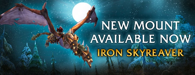 Iron Skyreaver—Exclusive Mount Now Available
