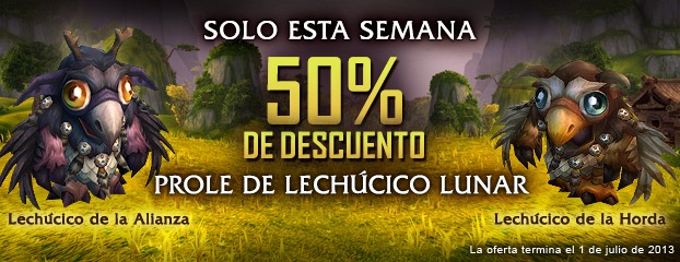 Sólo esta semana: Prole de Lechúcico Lunar a mitad de precio