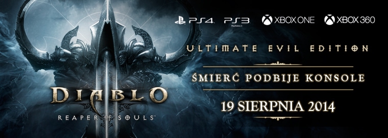 Reaper of Souls podbije konsole 19 sierpnia 2014