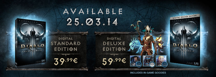 Reaper of Souls™ Unleashed on March 25, 2014 – Prepurchase Now