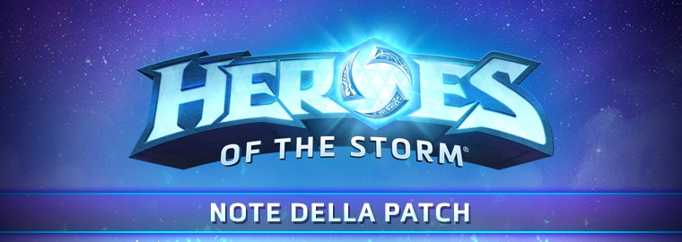 Note della patch PTR di Heroes of the Storm - 31 agosto 2020