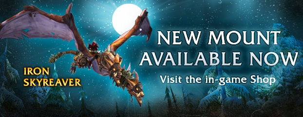 Iron Skyreaver—Exclusive Mount Now Available