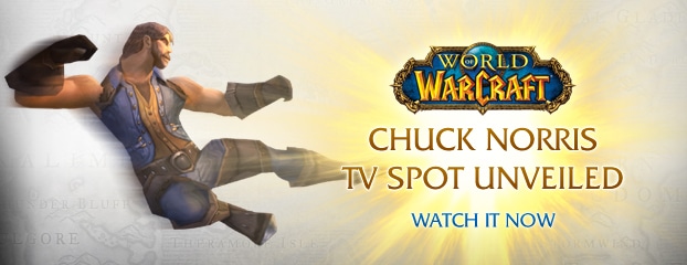 New WoW TV Spot Featuring Chuck Norris Unveiled