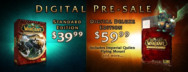 Mists of Pandaria Launches September 25, 2012 – Pre-Sales NOW OPEN