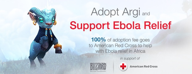 Adopt Argi Now and Support the American Red Cross - World of Warcraft