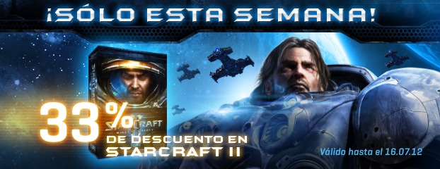 Ahorra 33% en StarCraft II — sólo esta semana