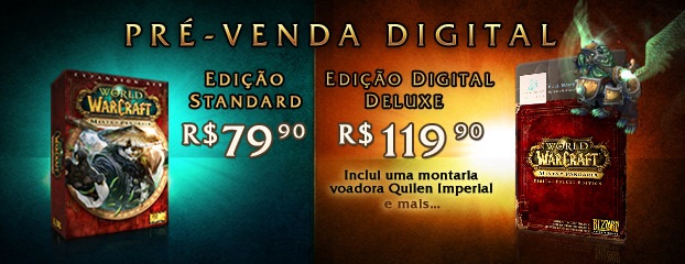 Lançamento de Mists of Pandaria™ em 25 de setembro de 2012 – A Pré-venda Começou!