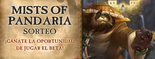 Sorteo de códigos beta de Mists of Pandaria