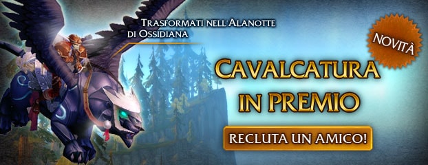 Nuova cavalcatura per il programma di reclutamento amici: Alanotte d'Ossidiana