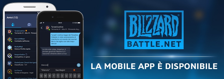 L'applicazione Blizzard Battle.net Mobile è ora disponibile!