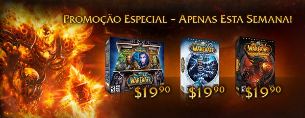 Promoção Especial de World of Warcraft - Somente esta Semana