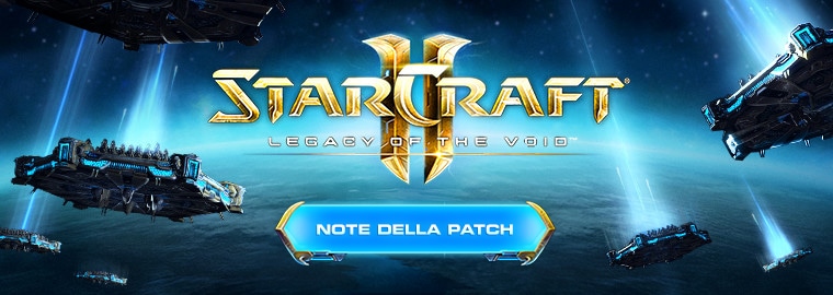 Note della patch 3.1.0 di StarCraft II: Legacy of the Void