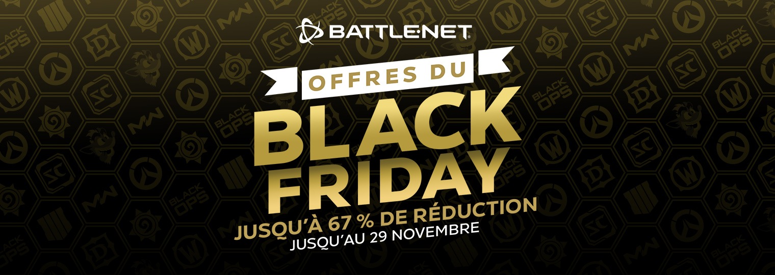 Les offres Battle.net du Black Friday sont arrivées!