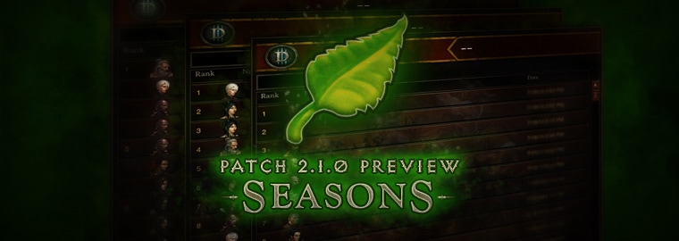 Patch 2.1.0 Preview: Seasons