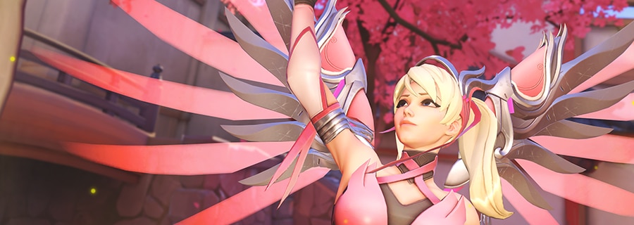 Unlock Pink Mercy And Help Support Breast Cancer Research — Overwatch 1965