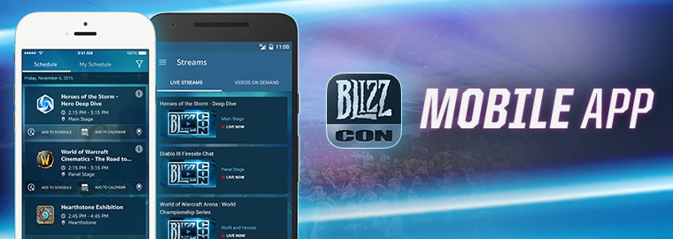 Download the BlizzCon® 2015 Guide Mobile App