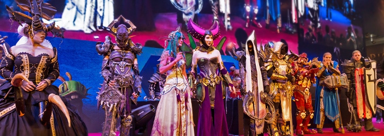 Les gagnants du concours de costumes Blizzard