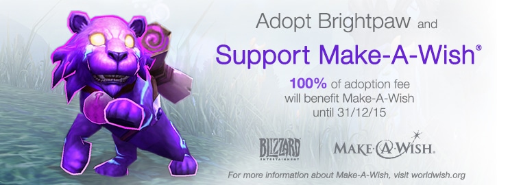 Adopt Brightpaw Now for Make-A-Wish®