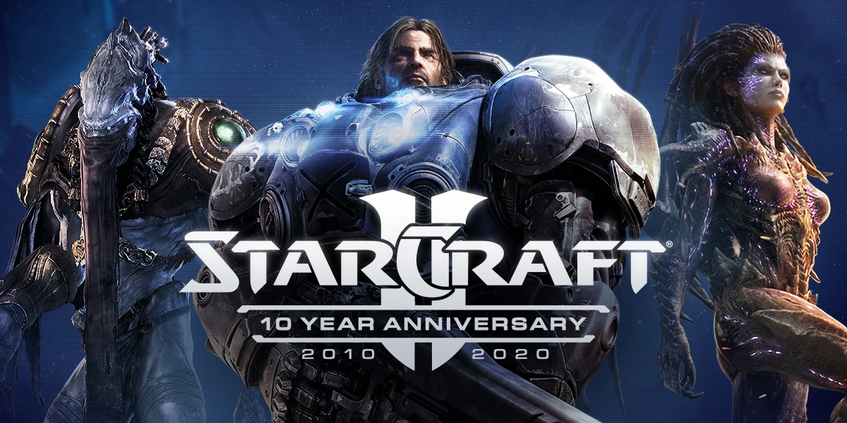 StarCraft II исполняется десять лет — отпразднуйте годовщину с нами!