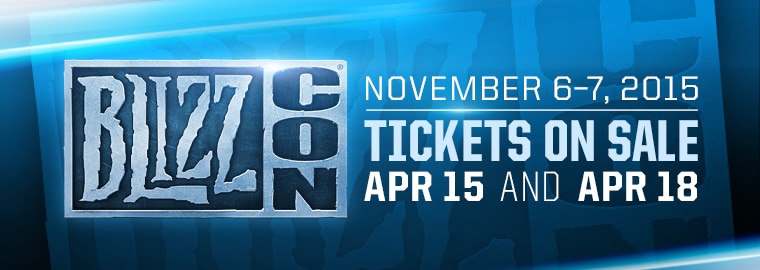 Join the Party at BlizzCon® 2015 November 6 and 7