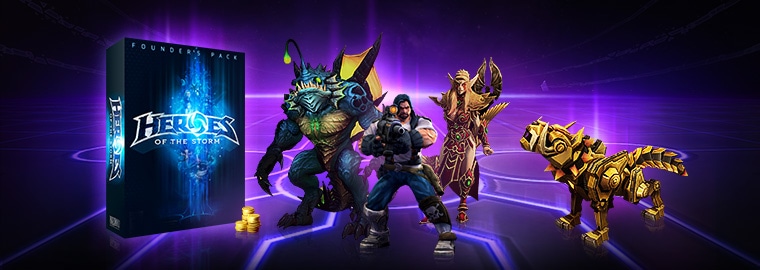 Auf in die Action mit dem Gründerpaket für Heroes of the Storm