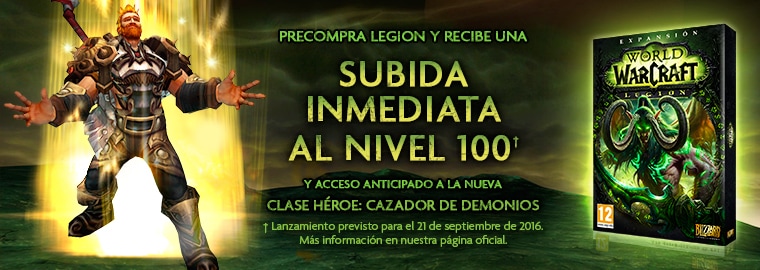 Compra anticipada de World of Warcraft®: Legion™ ya disponible