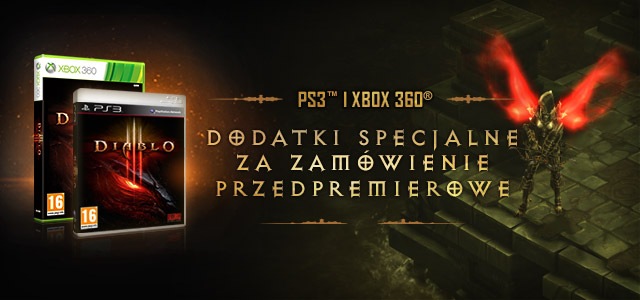 Diablo® III na konsole – nowe dodatki i specjalna zawartość dla zamówień przedpremierowych