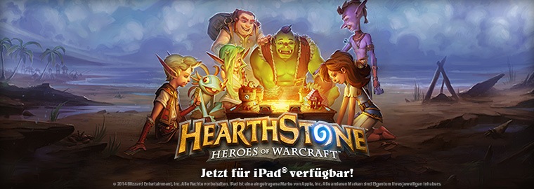 Hearthstone ist ab sofort für iPad® verfügbar!