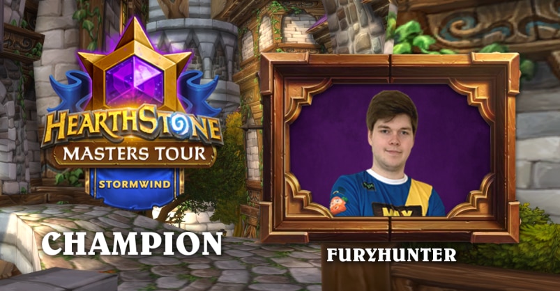 ¡El campeón del Tour de maestros de Hearthstone de Ventormenta!