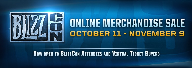 (Updated) BlizzCon® Store Online Sale Open Now Through November 9