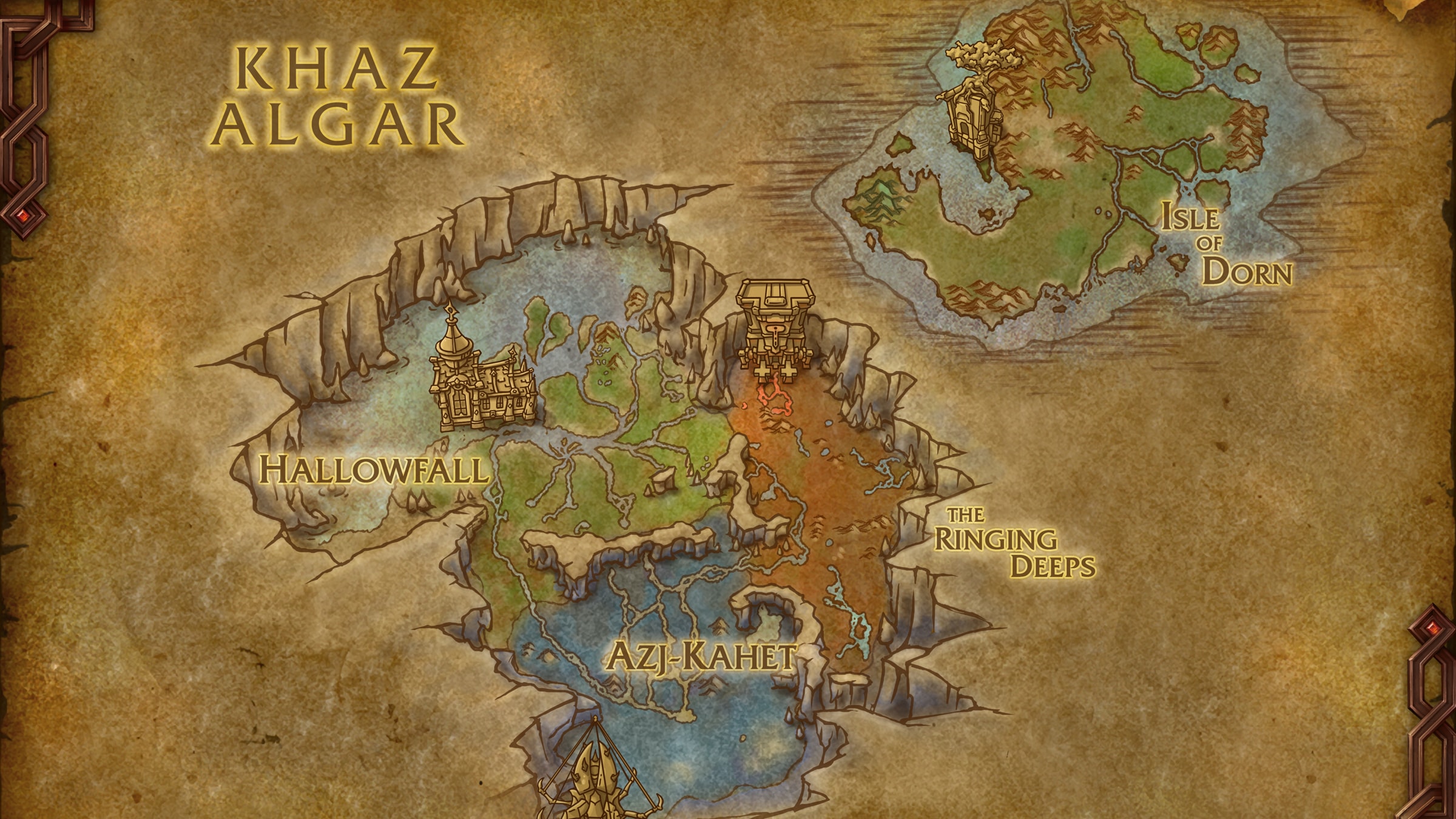 Explore the Zones and Dungeons of The War Within