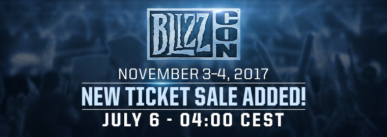Another Chance at Tickets for BlizzCon® 2017—On Sale July 6!