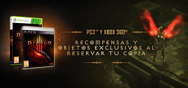 Nuevos bonus y objetos exclusivos al reservar Diablo® III para consola