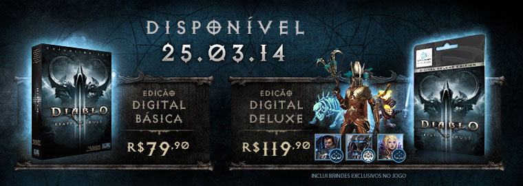 Reaper of Souls™ será Lançado em 25 de Março, 2014 – Reserve Agora