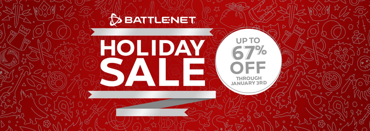  Get discounts on games, bundles, and more during the Battle.net Holiday Sale!