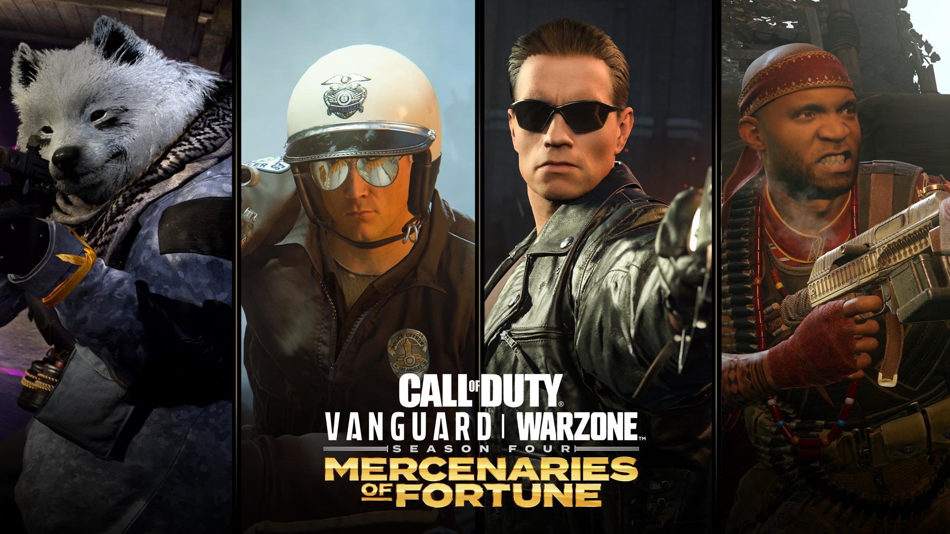 Mercenaires — Le Terminator arrive dans la mise à jour de mi saison de Warzone et Vanguard