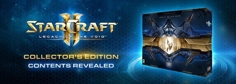 Starcraft ii legacy of the void collectors edition dlc