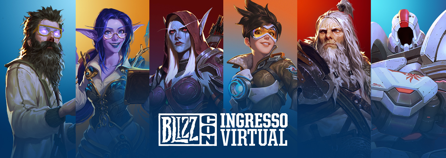 VIVA A EXPERIENCIA DA BLIZZCON® 2019 SEM SAIR DE CASA COM O INGRESSO VIRTUAL