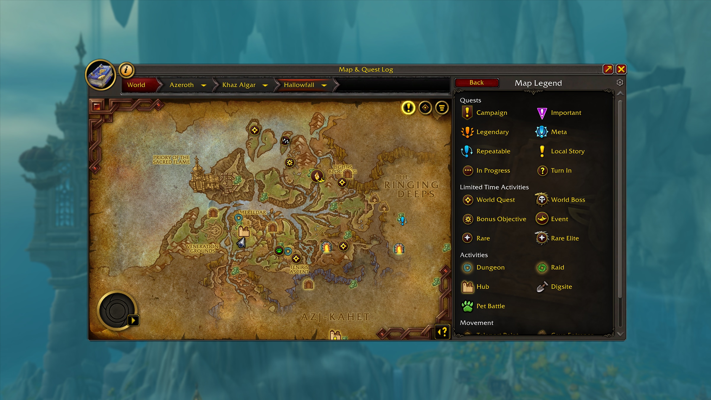 User Interface and Quest Updates in The War Within™ — World of Warcraft ...