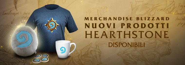 Nuovi prodotti Hearthstone al negozio di merchandise Blizzard