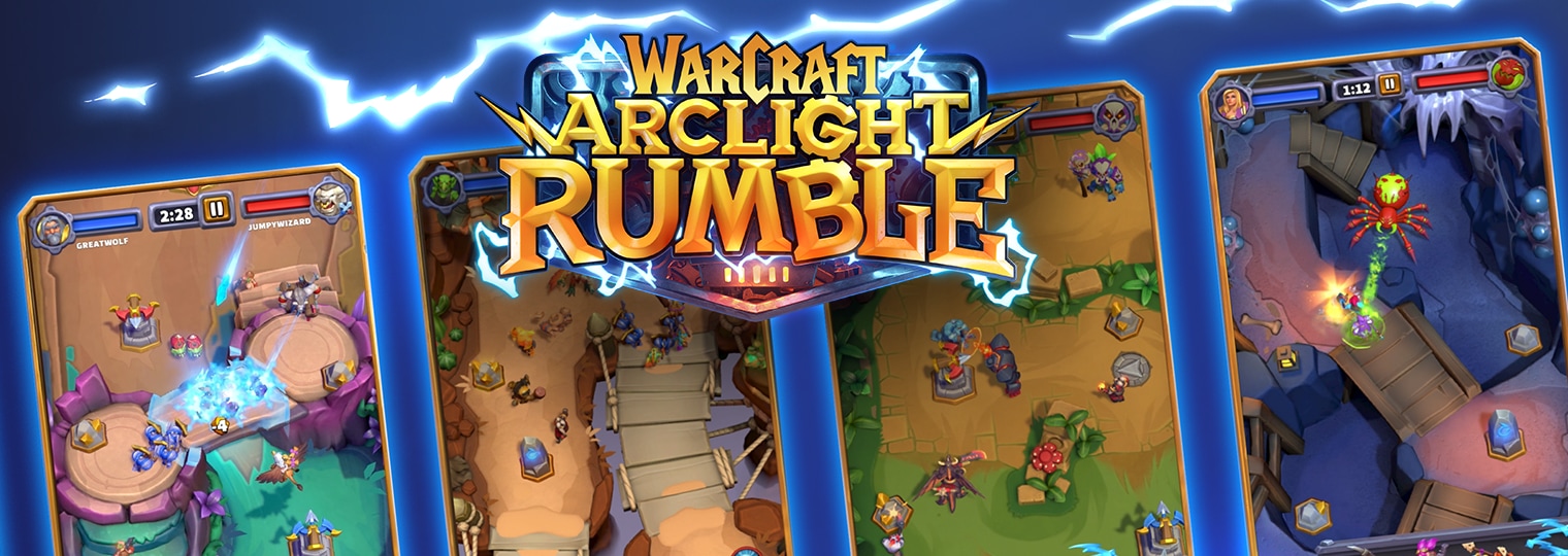 Resumo da jogabilidade de Warcraft® Arclight Rumble™