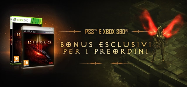 Nuove esclusive e bonus di preordine per Diablo® III su console